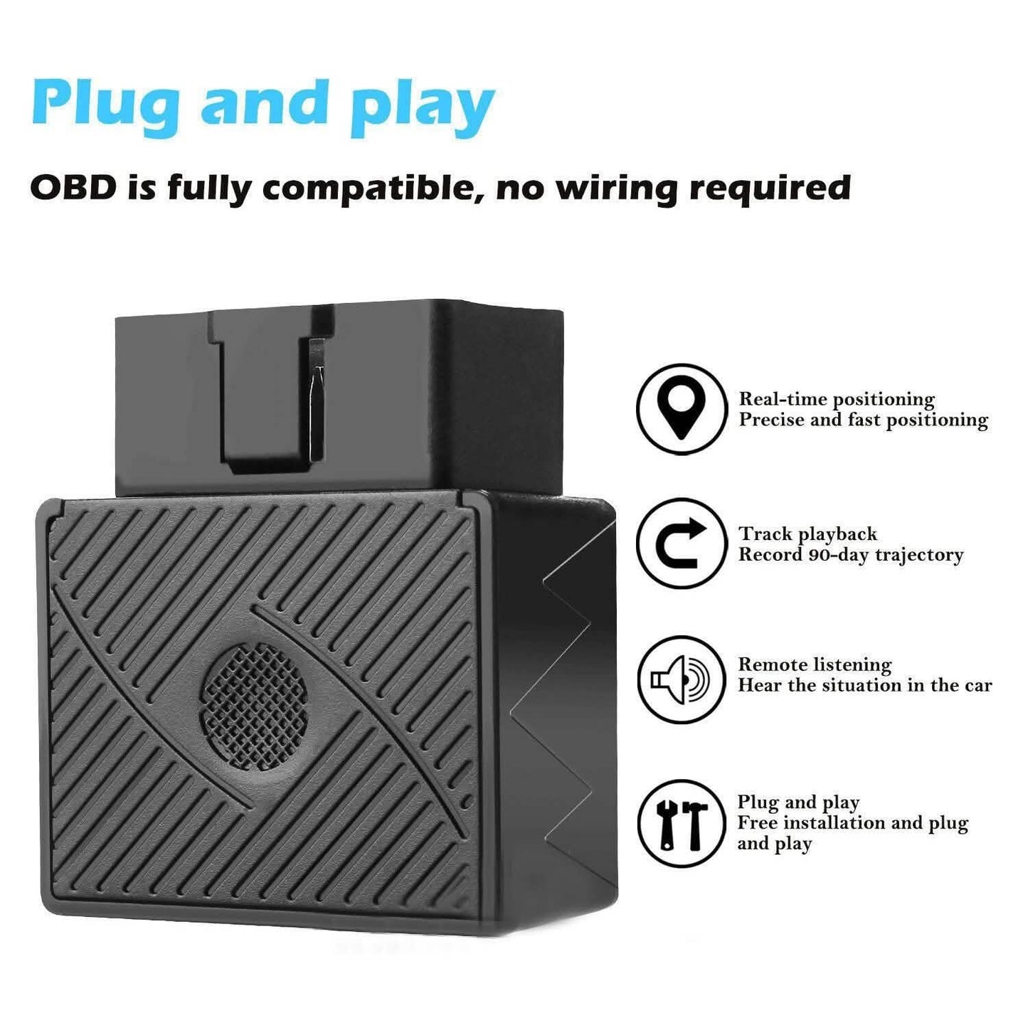 OBD GPS GPRS Tracker Echtzeit-Fahrzeugortungsgerät für PKW LKW Ortung