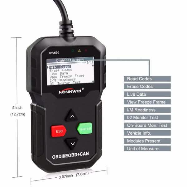 OBDII Auto-Diagnosescanner