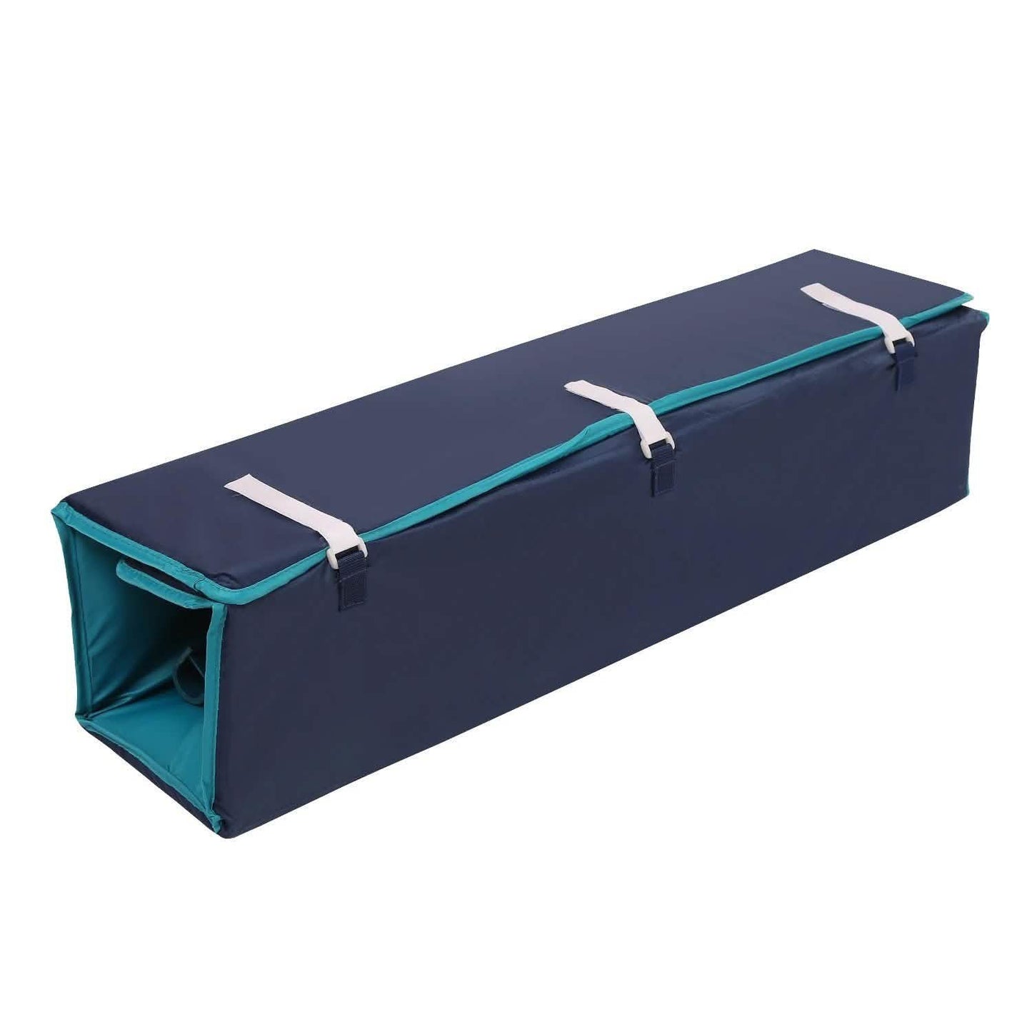 Odoland 39"x39" Faltbarer Laufstall für Babys und Kleinkinder mit Matratze, Gitter und Zaun, Blau