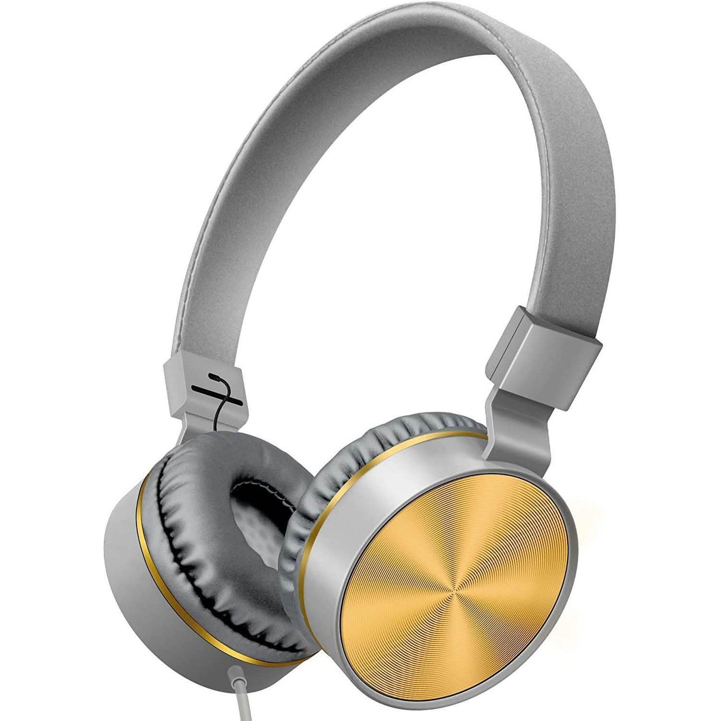 On-Ear-Kopfhörer mit integriertem Mikrofon, tragbares Audio-Headset mit verstellbarem Kopfbügel