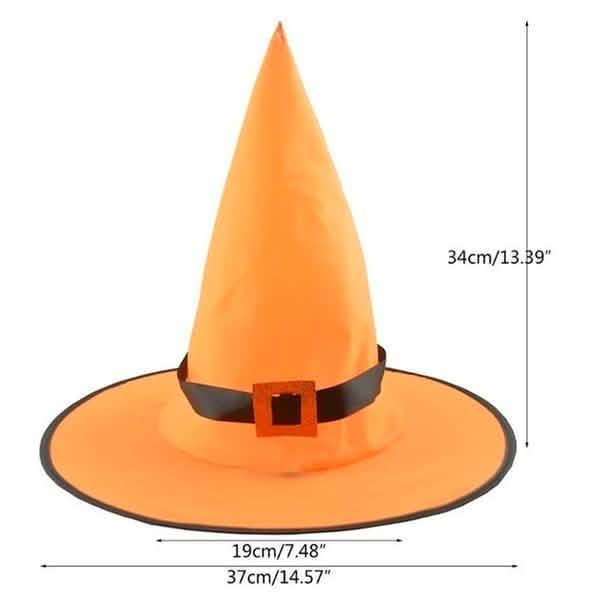Leuchtende Hüte für die Halloween-Außendekoration