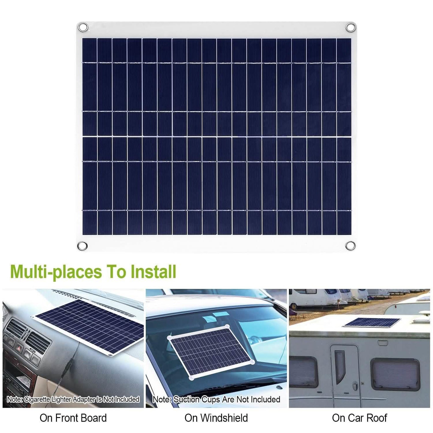 Solarpanel für den Außenbereich 12V 25W Autobatterieladegerät