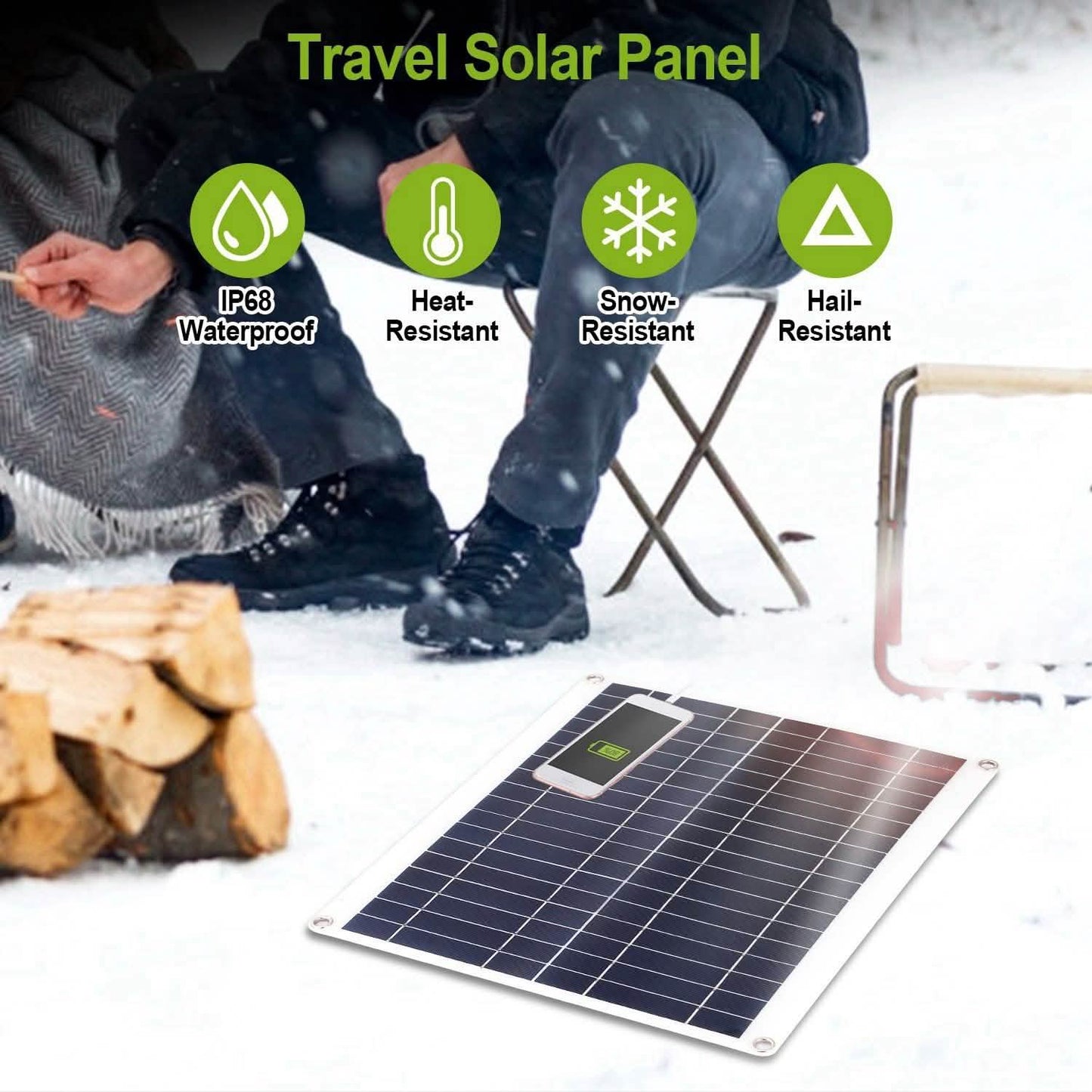 Solarpanel für den Außenbereich 12V 25W Autobatterieladegerät