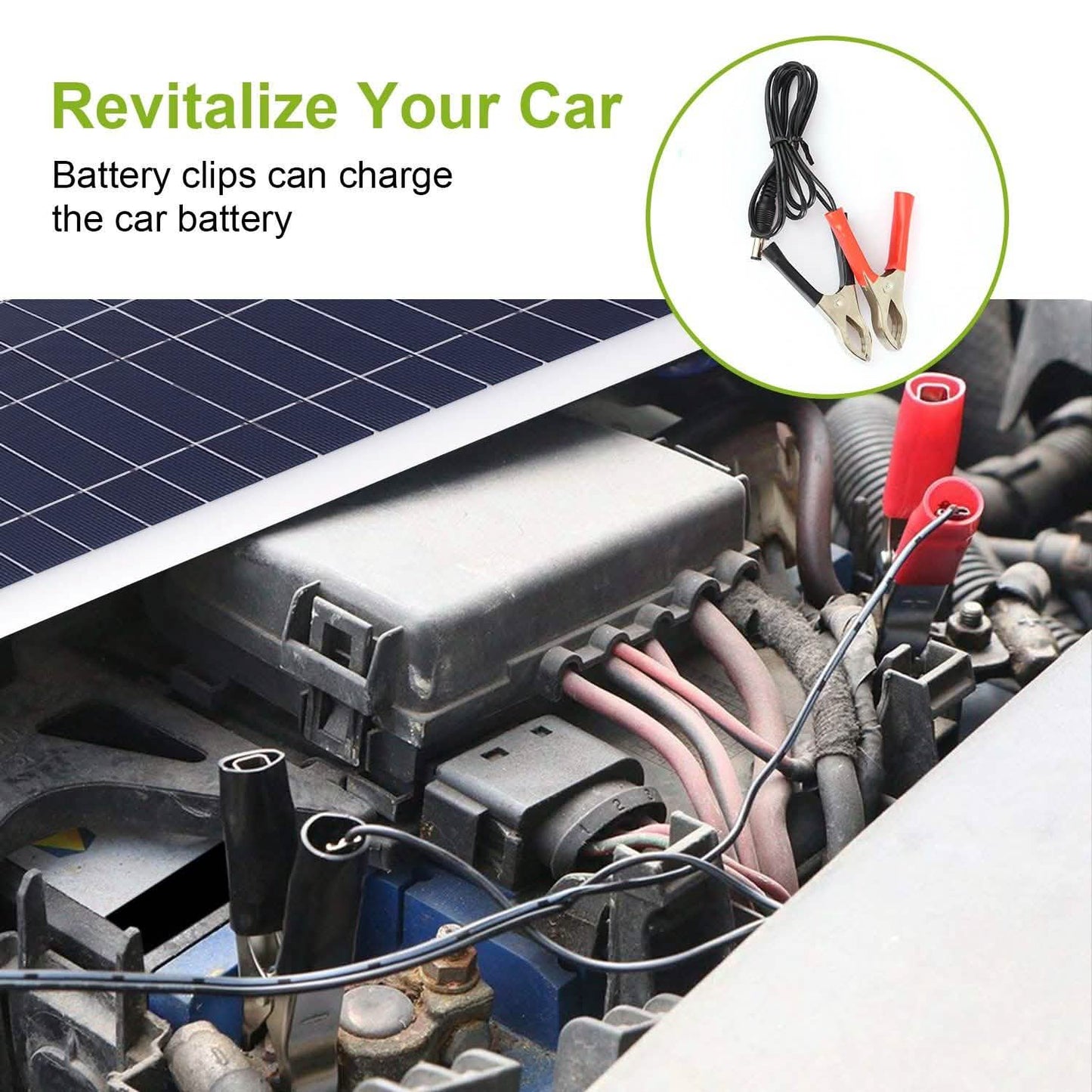 Solarpanel für den Außenbereich 12V 25W Autobatterieladegerät