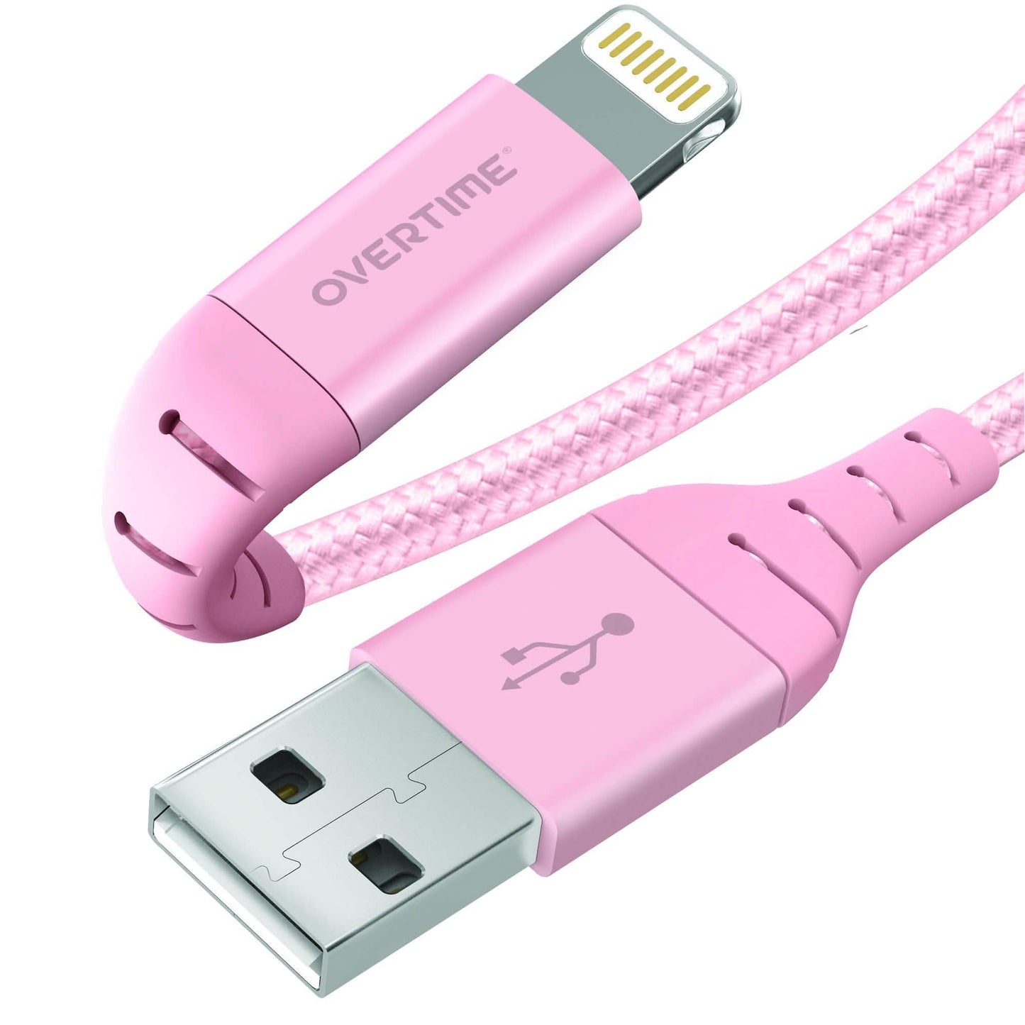 Overtime Apple MFi zertifiziertes 3m extra langes Nylon umflochtenes Lightning-Kabel