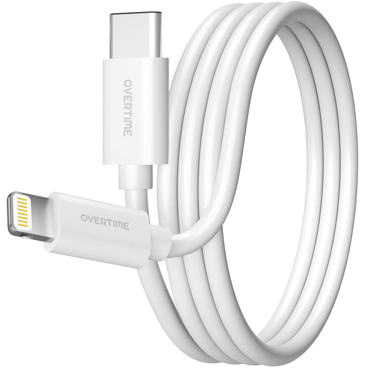 Overtime iPhone MFI zertifiziertes 1,8 m Smart USB-C auf Lightning Kabel