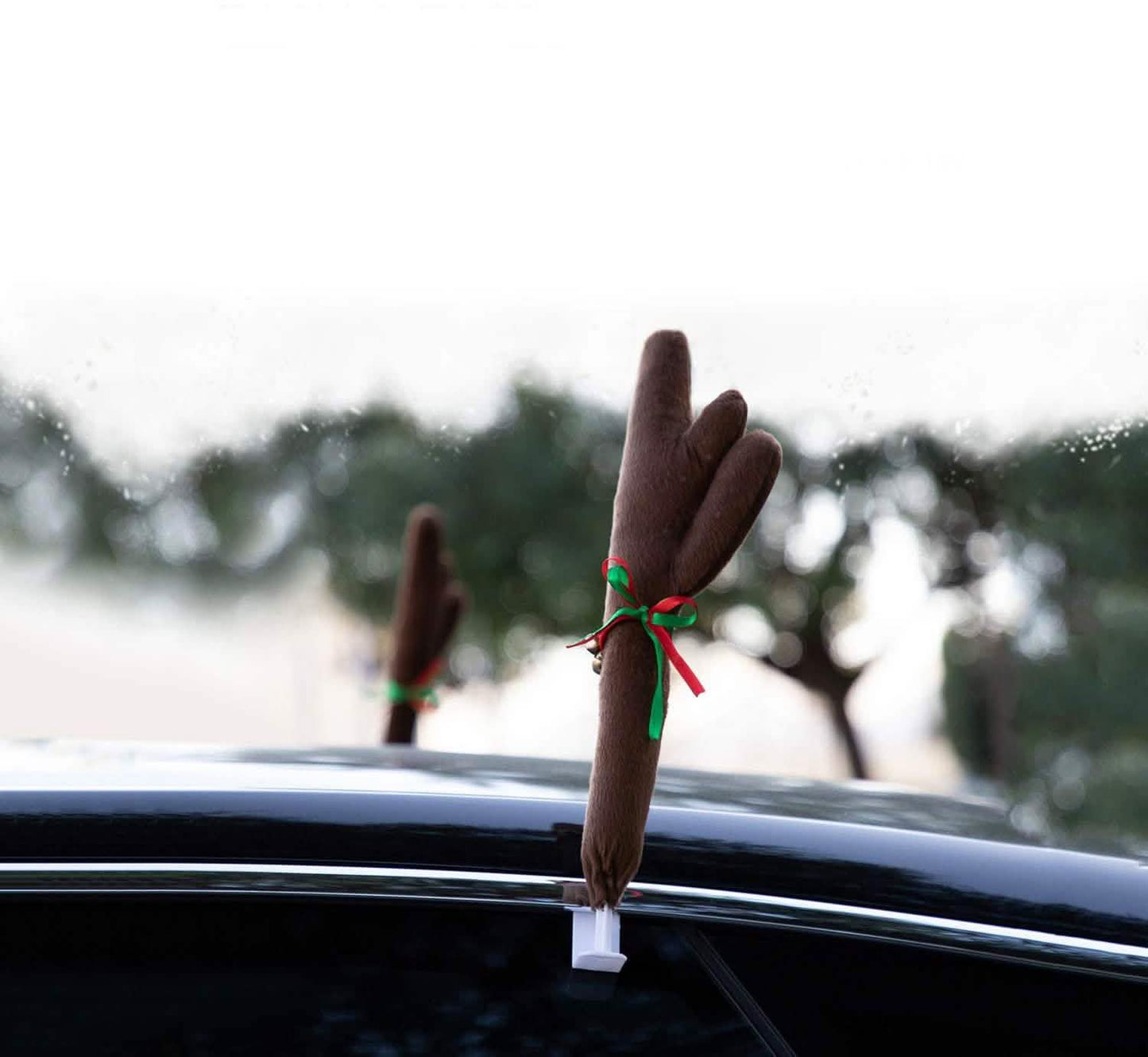 OxGord Auto-Rentiergeweih & Nase Weihnachtskostüm