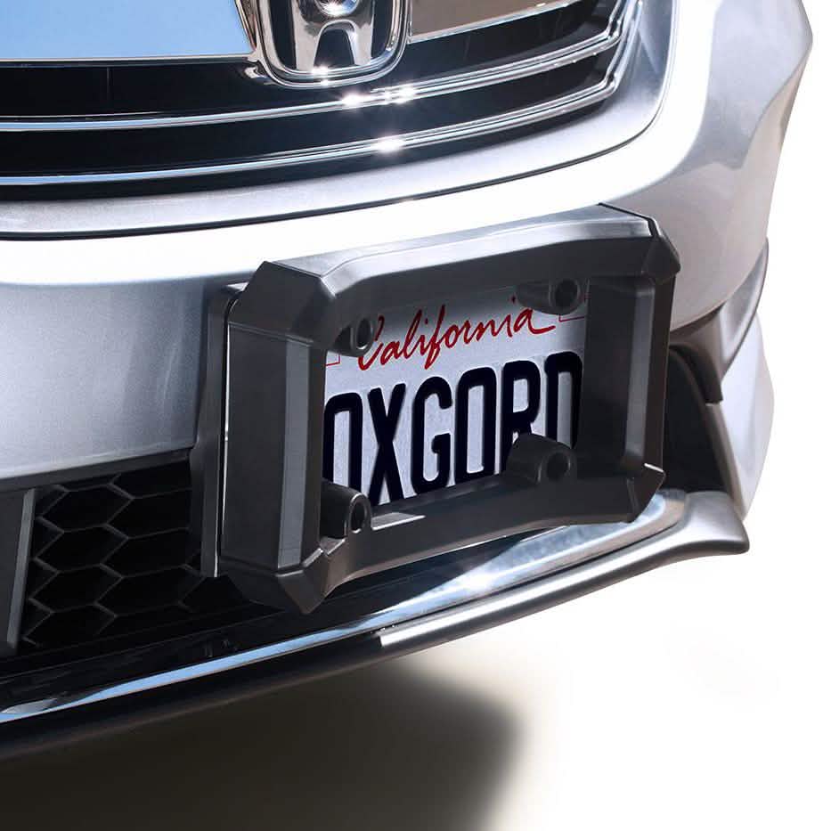 OxGord Front Car Bumper Guard Protector – Umfassender, robuster Schutz – Nummernschildhalterung