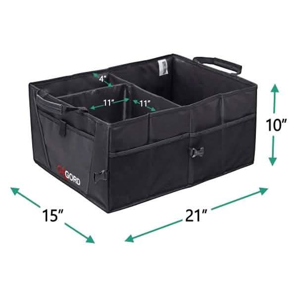 OxGord® Kofferraum-Organizer, Schwarz