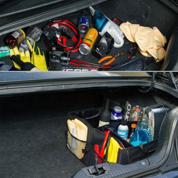 OxGord® Kofferraum-Organizer, Schwarz
