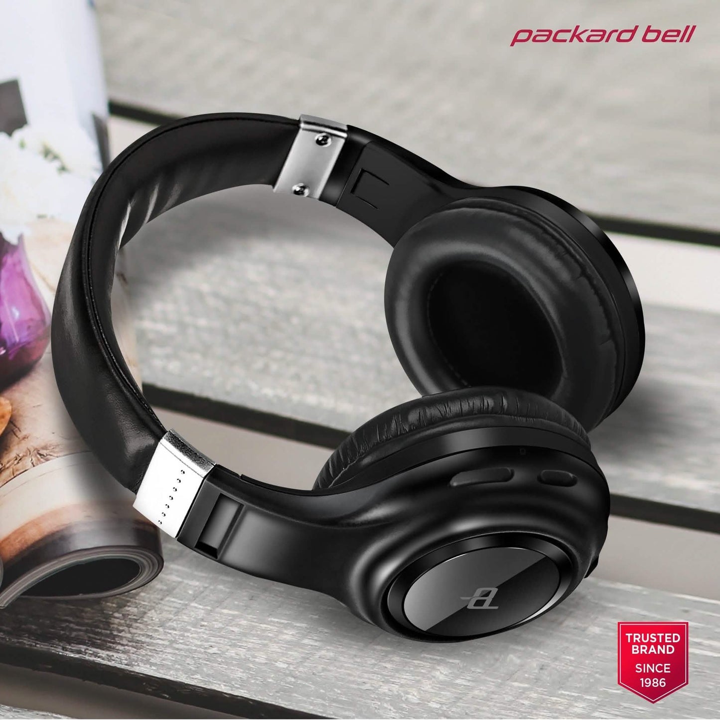 Packard Bell Dynamic Audio Kabellose Kopfhörer – Wiederaufladbares HD-Headset