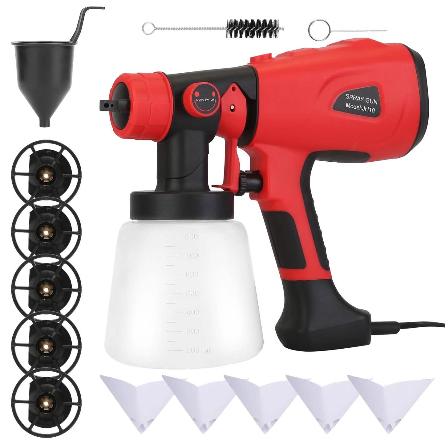 Farbsprühgerät HVLP Handheld Painter mit 3 Sprühmustern
