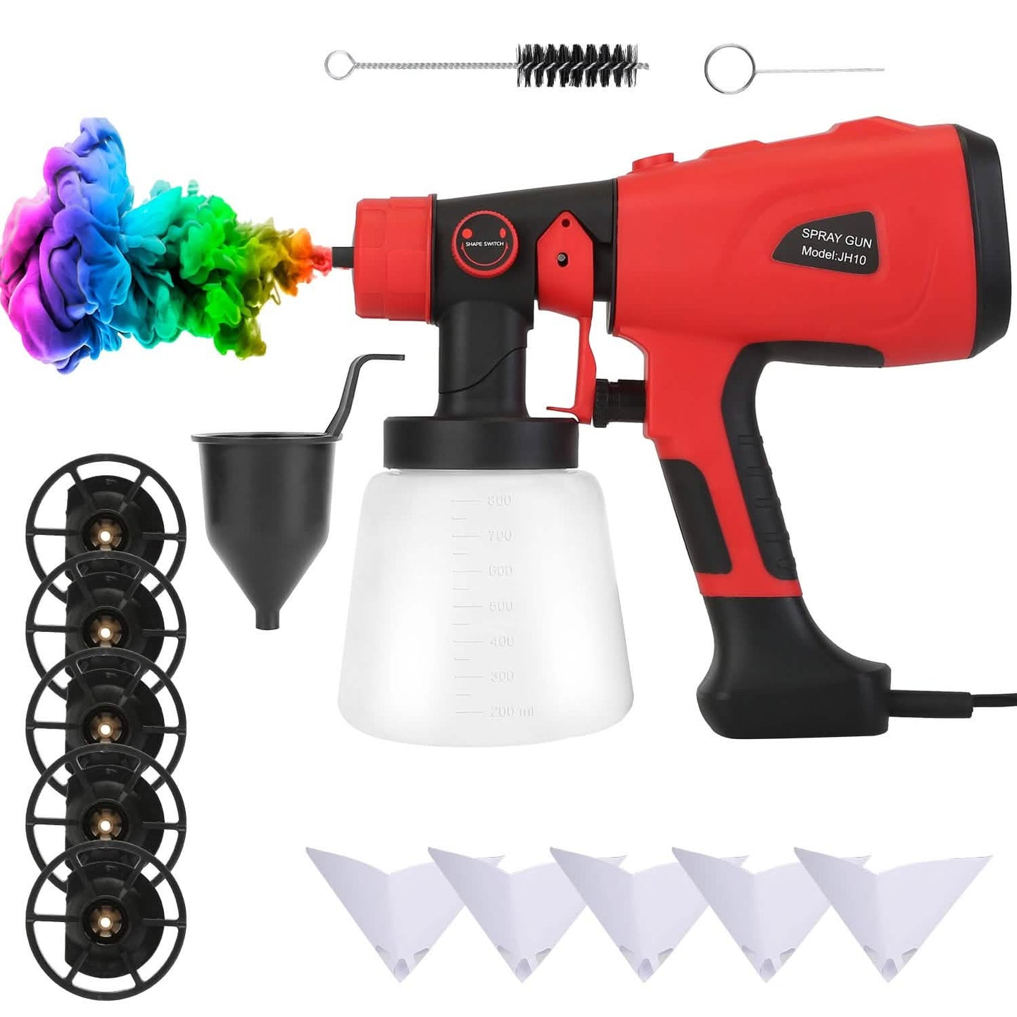 Farbsprühgerät HVLP Handheld Painter mit 3 Sprühmustern