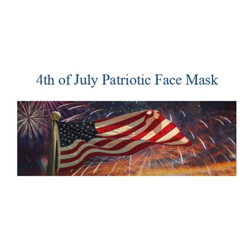 Patriotische Gesichtsmaske