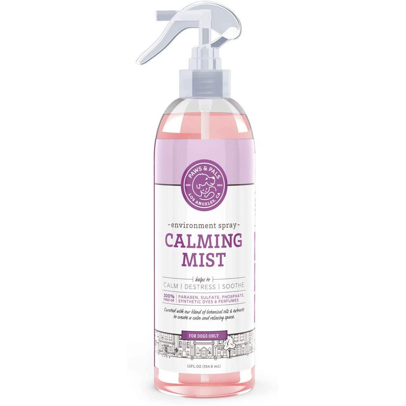 Paws & Pals Natürliches Beruhigungsspray (Kölnischwasser) oder Leckerlis (Kaubonbons) für Hunde und Katzen
