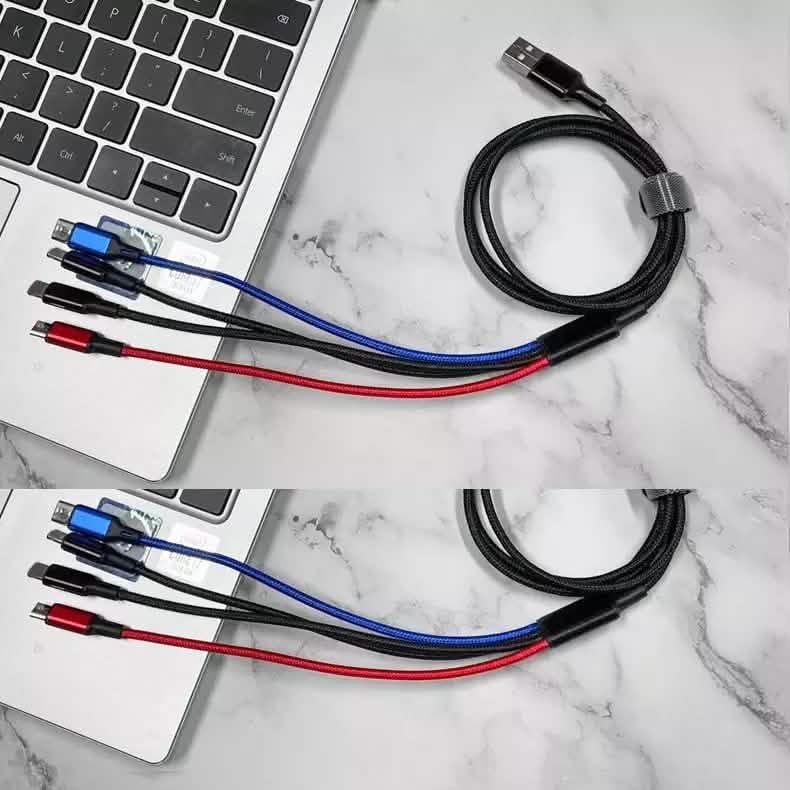 PBG 4-in-1 Kabel 3A Nylon geflochten