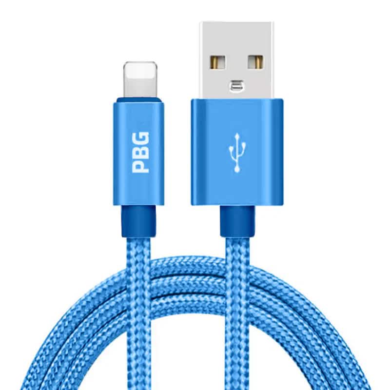 PBG XL 10Fuß Nylon geflochtenes Lightning Kabel