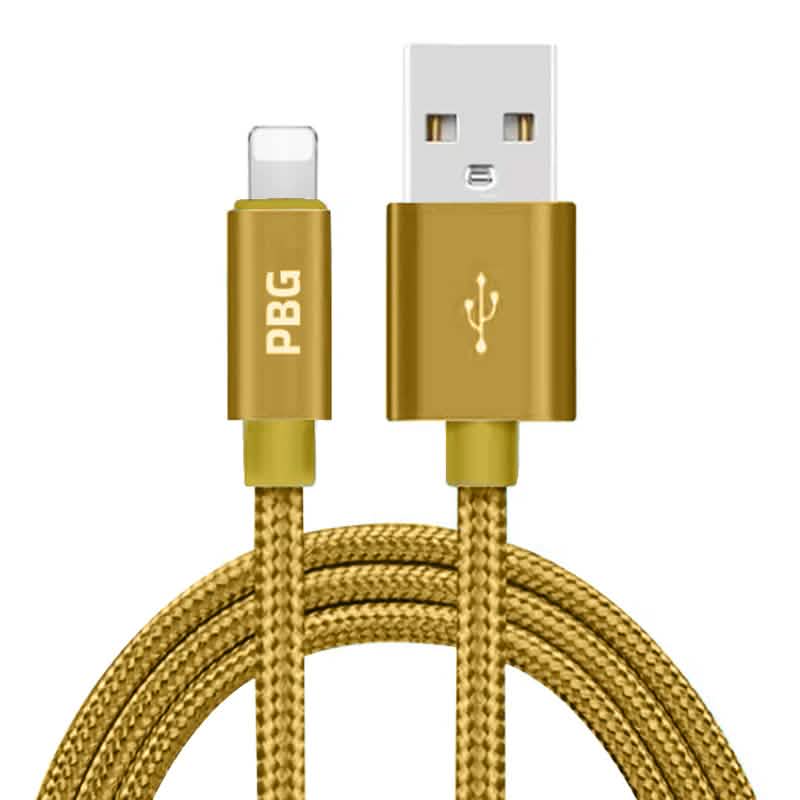 PBG XL 10Fuß Nylon geflochtenes Lightning Kabel