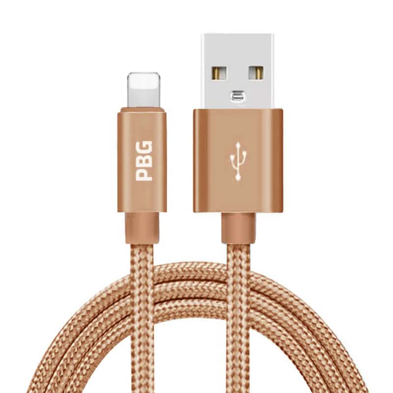 PBG XL 10Fuß Nylon geflochtenes Lightning Kabel