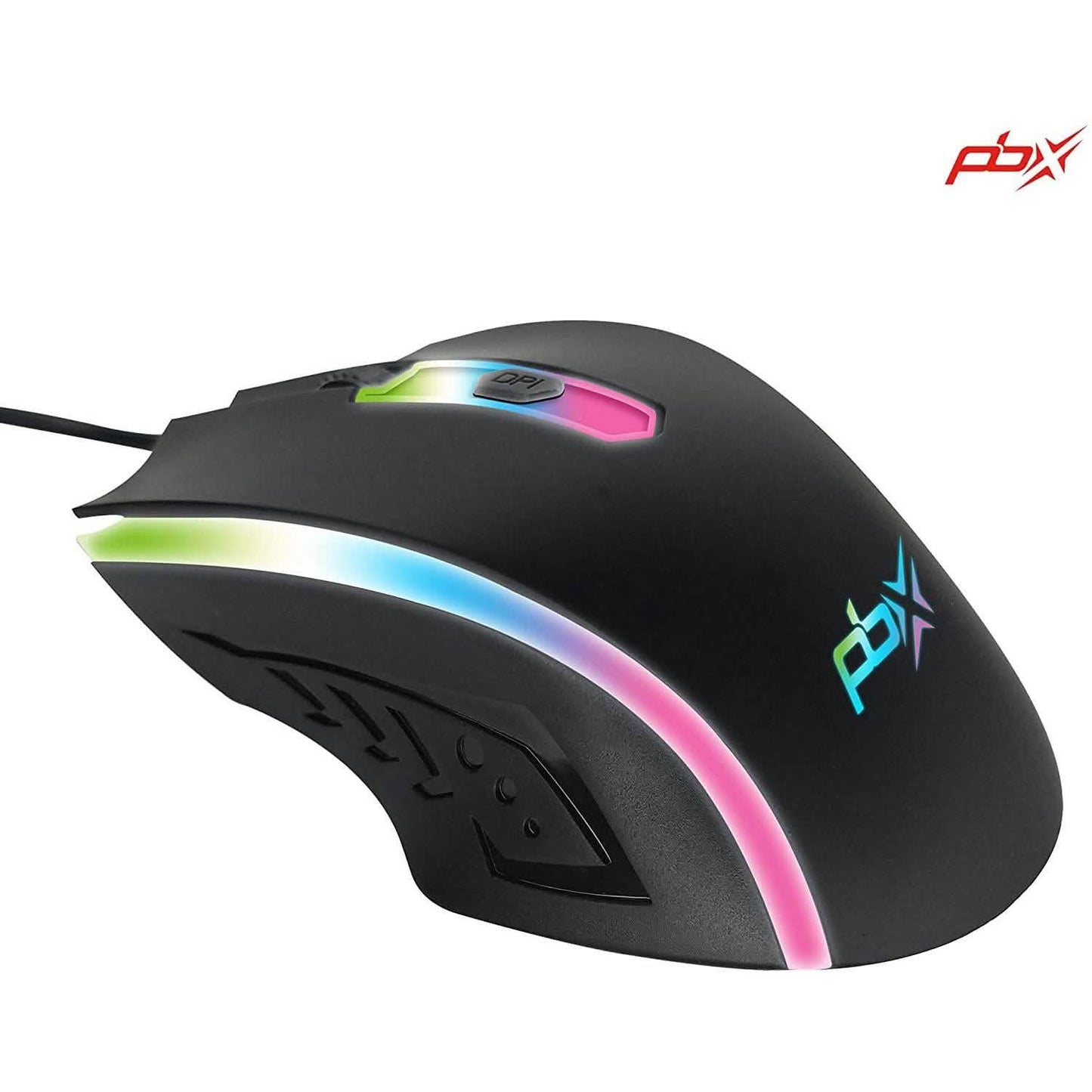 PBX Soldier kabelgebundene Gaming-Maus mit 4 optimierten Tasten, 3 DPI-Stufen