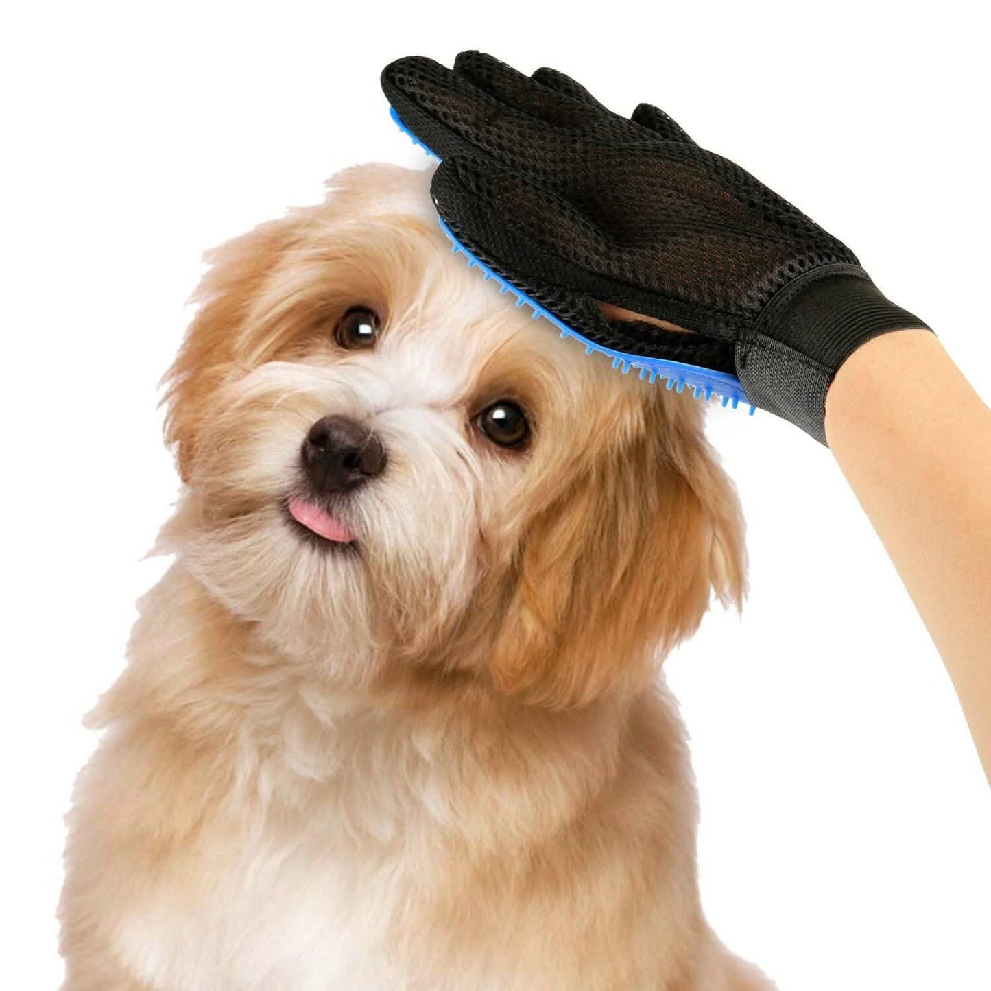 Tierhaarbürste Hund Katze Kamm Handschuhe Fellpflege Entferner Fell Massage Enthaarungshandschuh