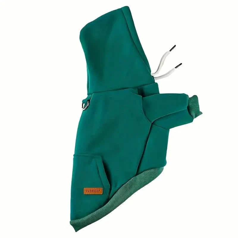 Haustier-Sweatshirt-Hoodie mit Tasche auf dem Rücken für kleine Hunde