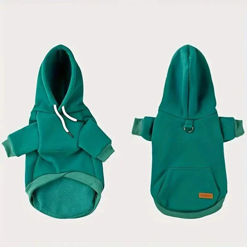 Haustier-Sweatshirt-Hoodie mit Tasche auf dem Rücken für kleine Hunde
