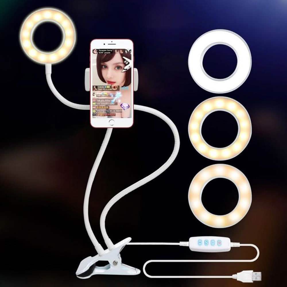 Handyhalterung & Ringlicht-Set