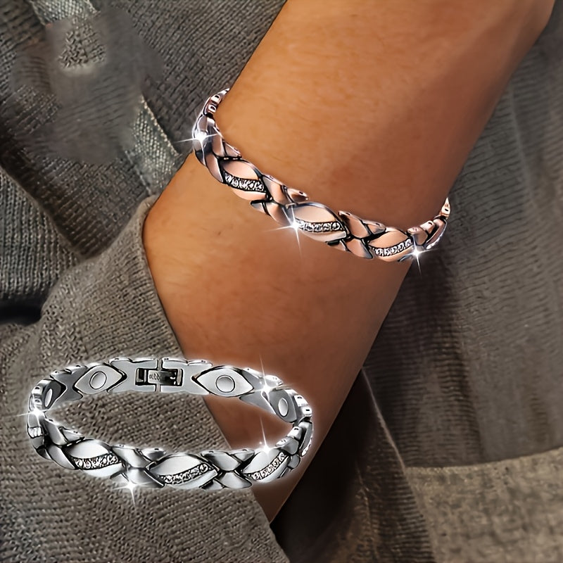 Magnetarmband zur Schmerzlinderung aus Kupfer für Damen und Herren