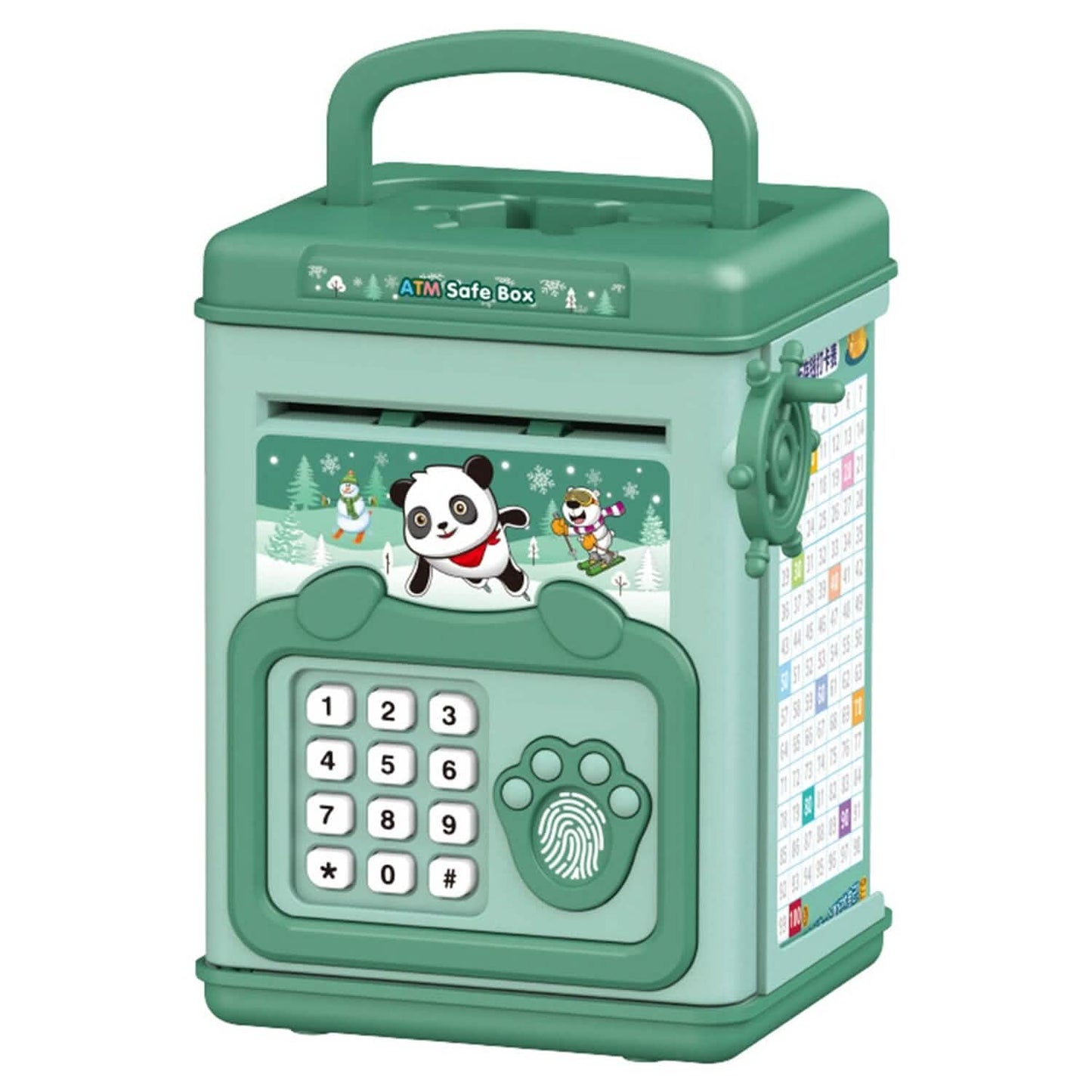 Spardose mit Passwort, Fingerabdruck und Sprachansage für Kinder ab 3 Jahren, Gold