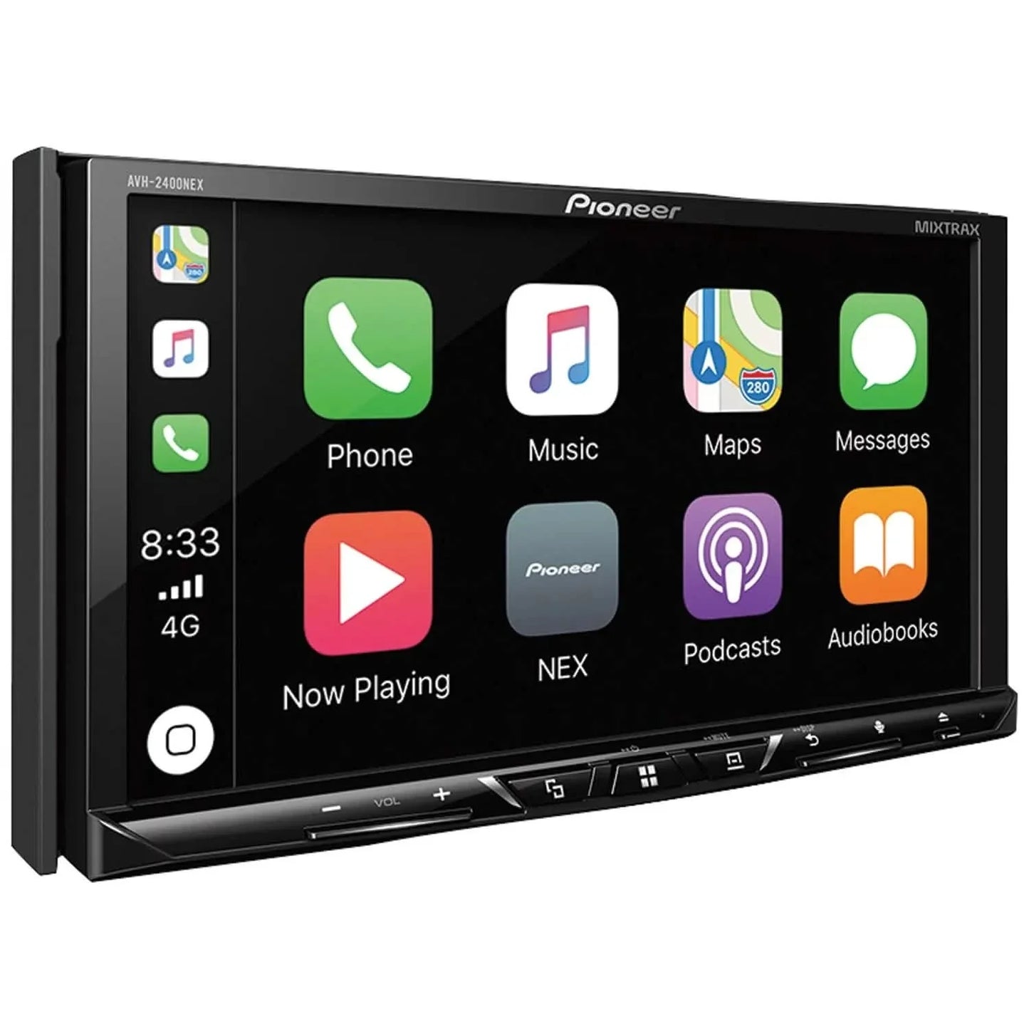 Pioneer AVH-2400NEX 7" 2-DIN NEX DVD-Receiver mit motorisiertem Display, Bluetooth, Apple CarPlay, Android Auto & SiriusXM Ready (Generalüberholt)