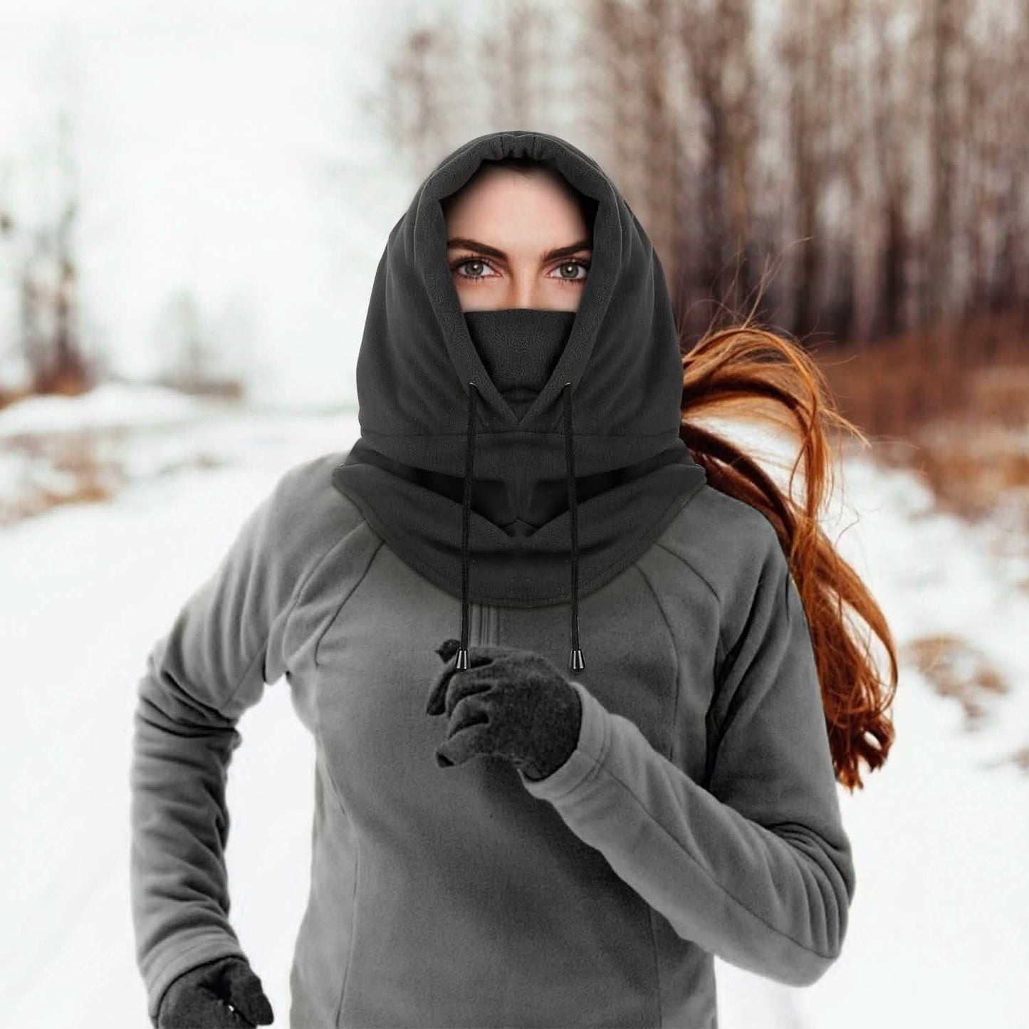 Polarfleece Sturmhaube Winter Thermo Balaclava Mütze