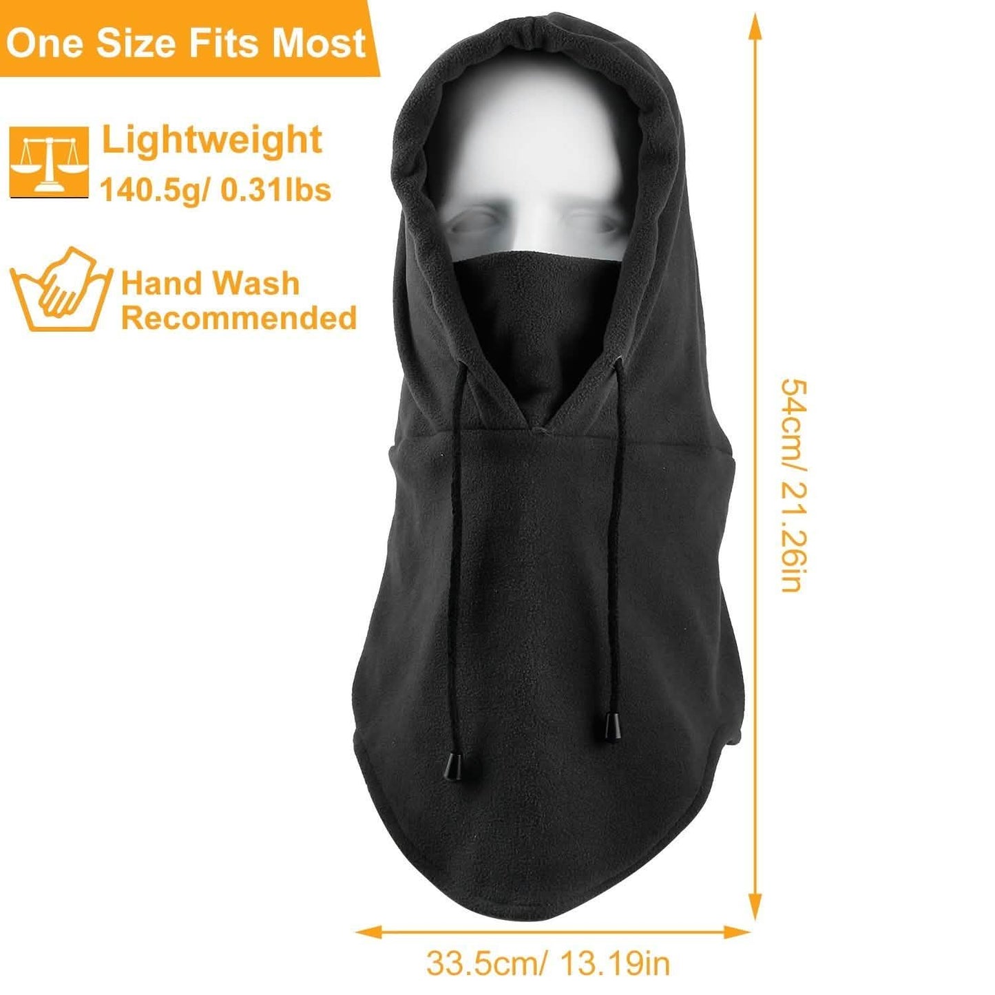 Polarfleece Sturmhaube Winter Thermo Balaclava Mütze