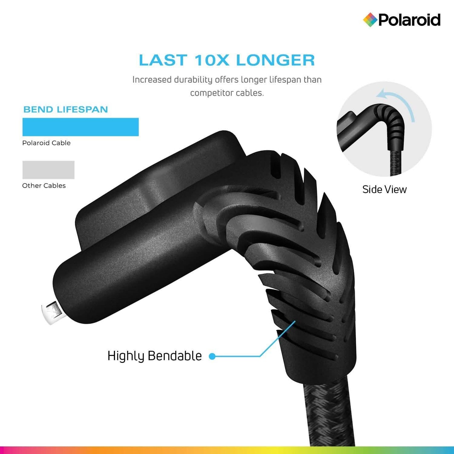 Polaroid Apple MFi zertifiziertes 1,5 m Lightning-Kabel