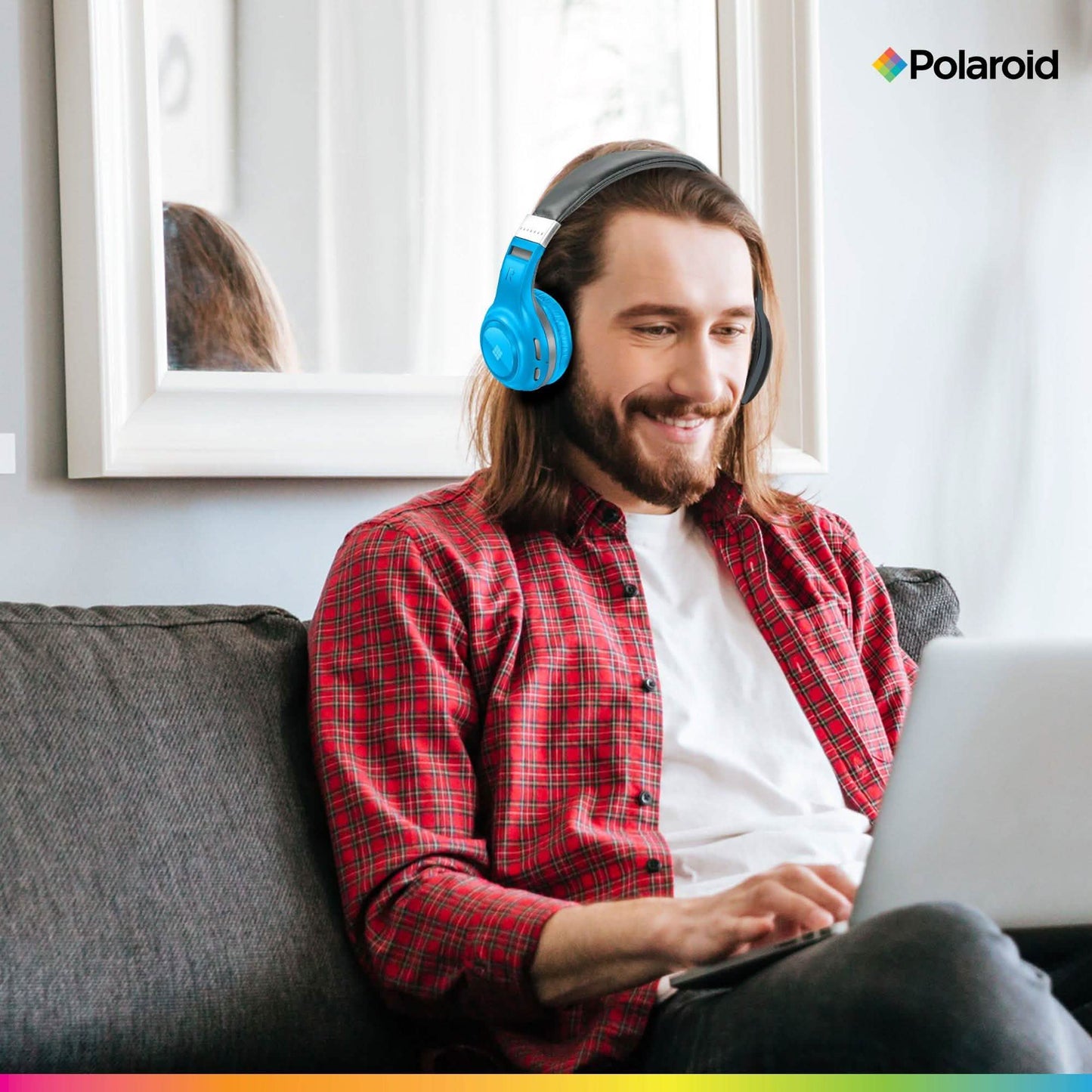Polaroid Bluetooth Funkkopfhörer – Dynamisches Stereo-Headset mit Mikrofon