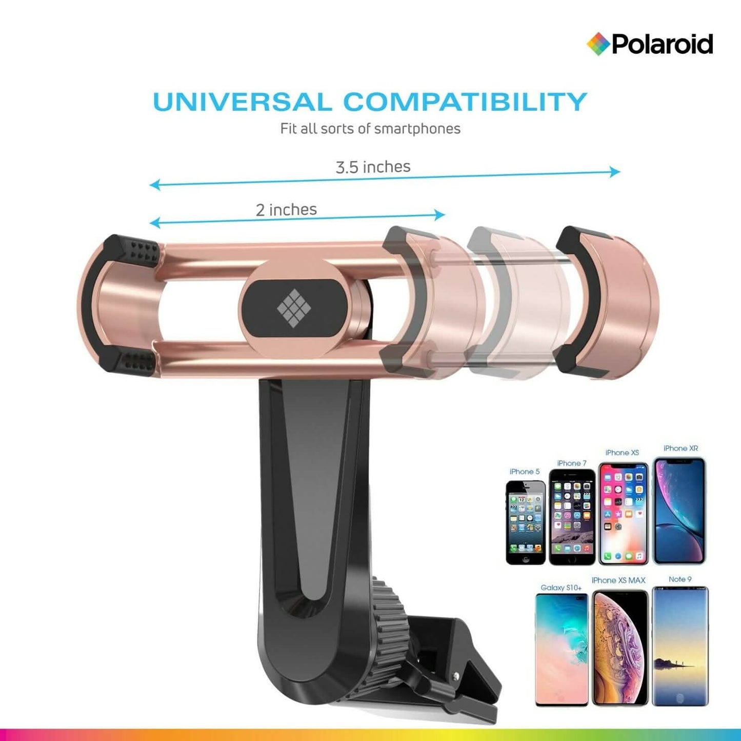 Polaroid Handyhalterung Auto-Halterung - Lüftungsschlitz-Clip für Mobilgeräte