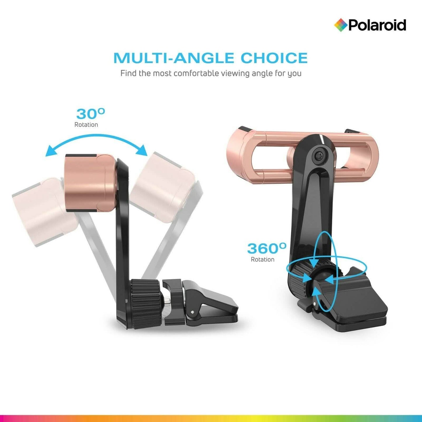 Polaroid Handyhalterung Auto-Halterung - Lüftungsschlitz-Clip für Mobilgeräte
