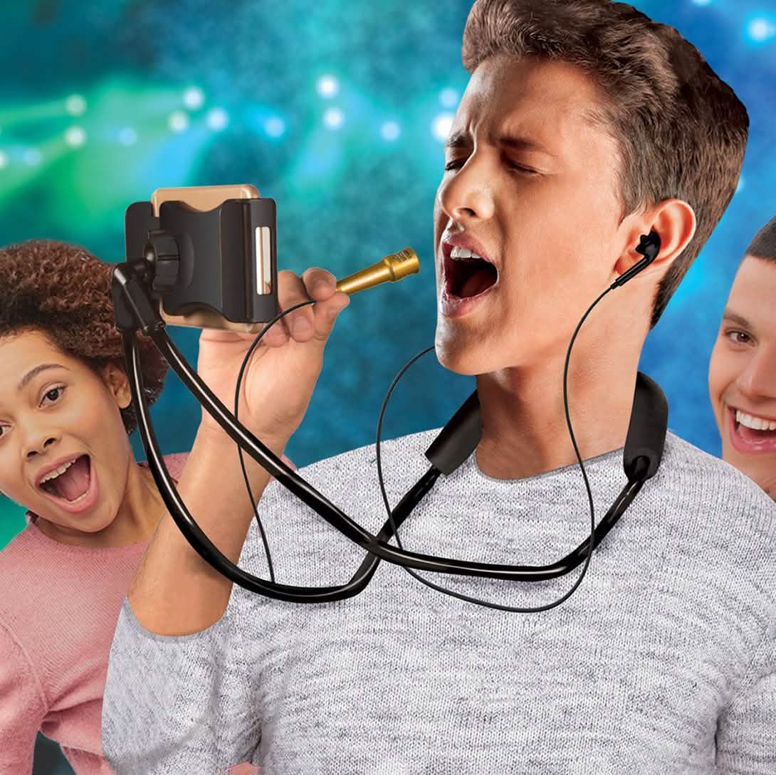 Polaroid Schwanenhals-Handyhalter, flexibler freihändiger Smartphone-Halter