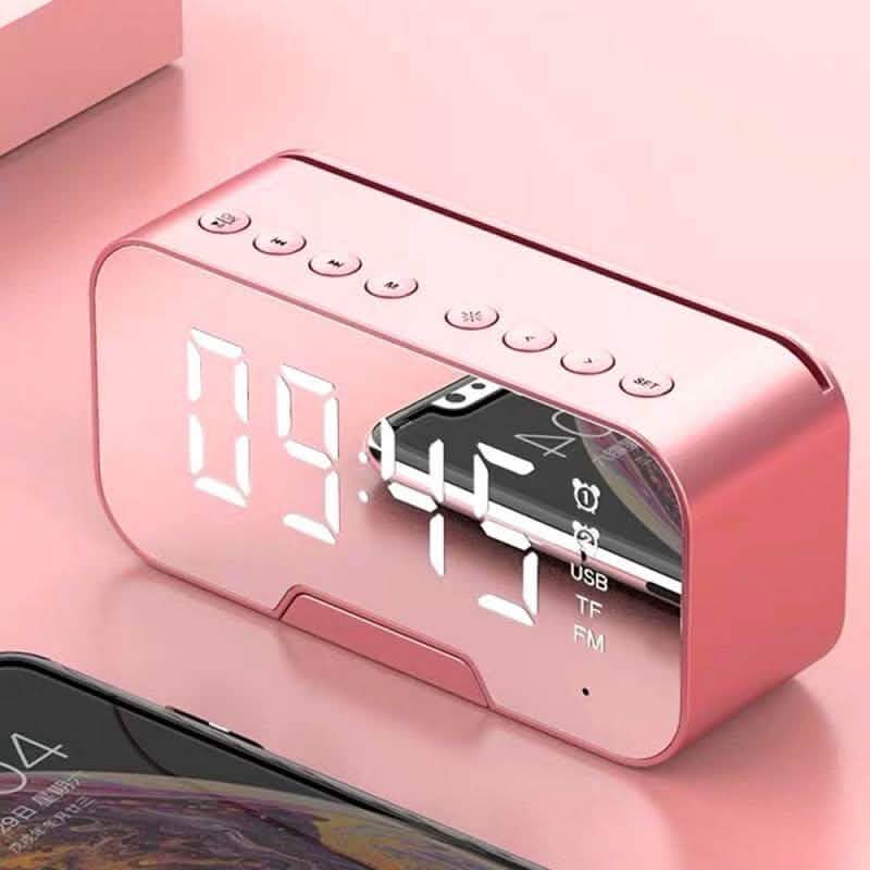 Tragbarer Bluetooth-Lautsprecher Spiegelwecker
