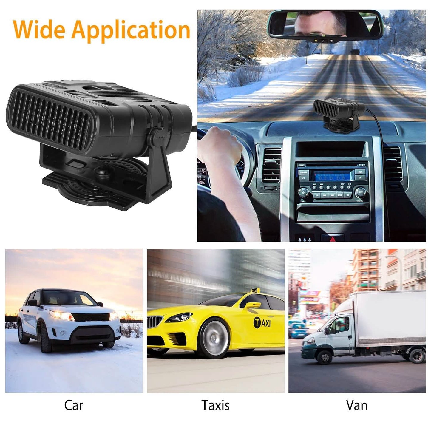 Tragbarer Autoheizlüfter