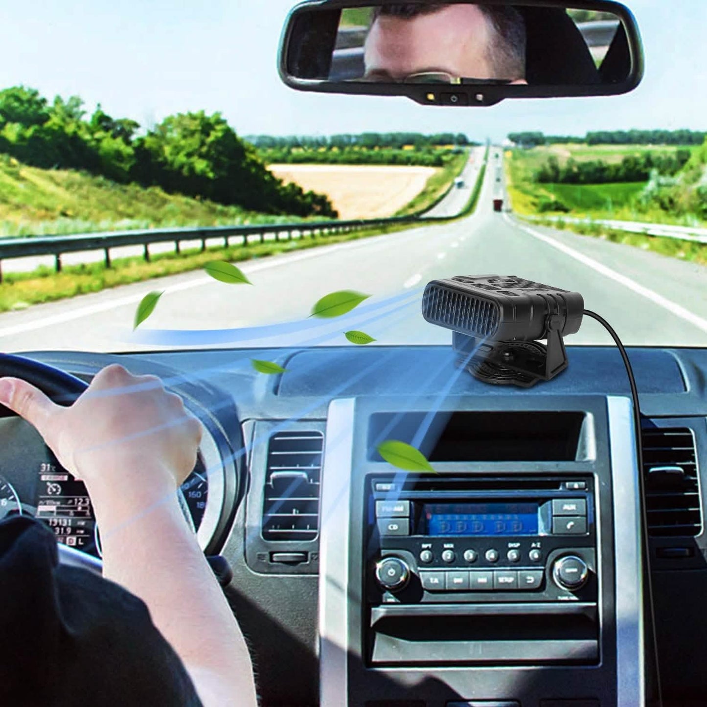 Tragbarer Autoheizlüfter