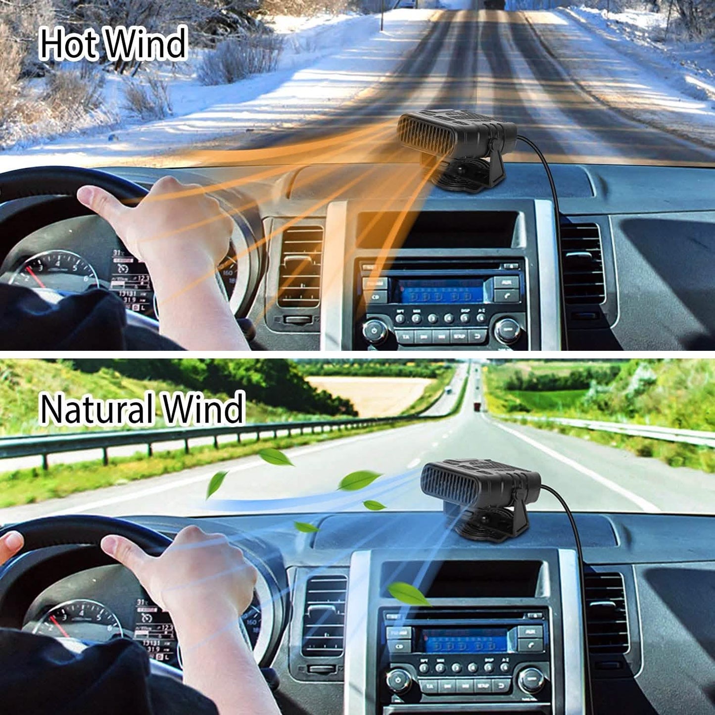 Tragbarer Autoheizlüfter