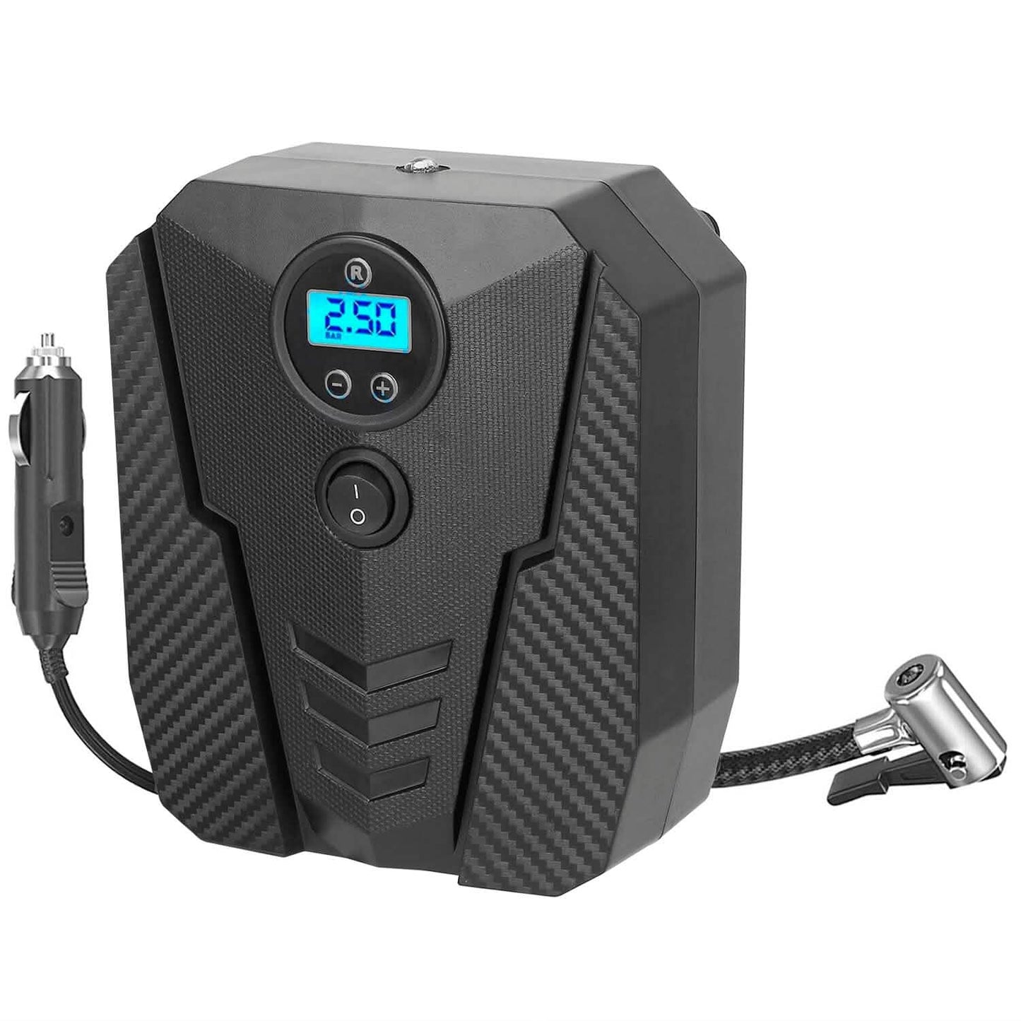 Tragbarer Autoreifenfüller DC 12V Digitale Auto-Luftpumpe Kompressor
