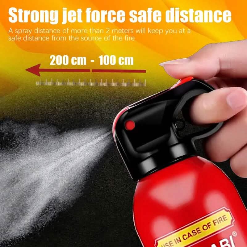 Tragbarer Feuerlöschspray 4-in-1 mit Halterung