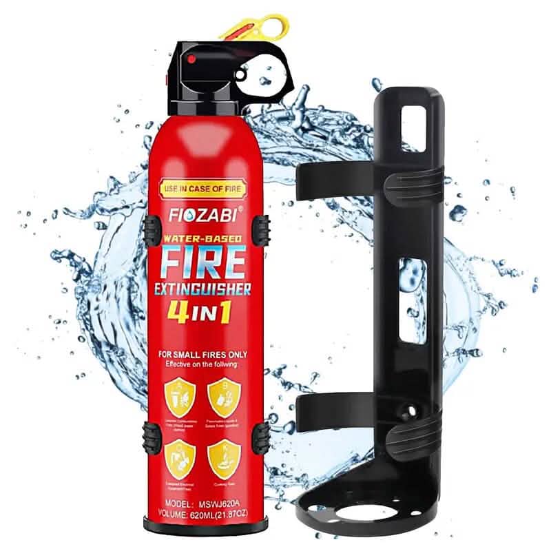 Tragbarer Feuerlöschspray 4-in-1 mit Halterung