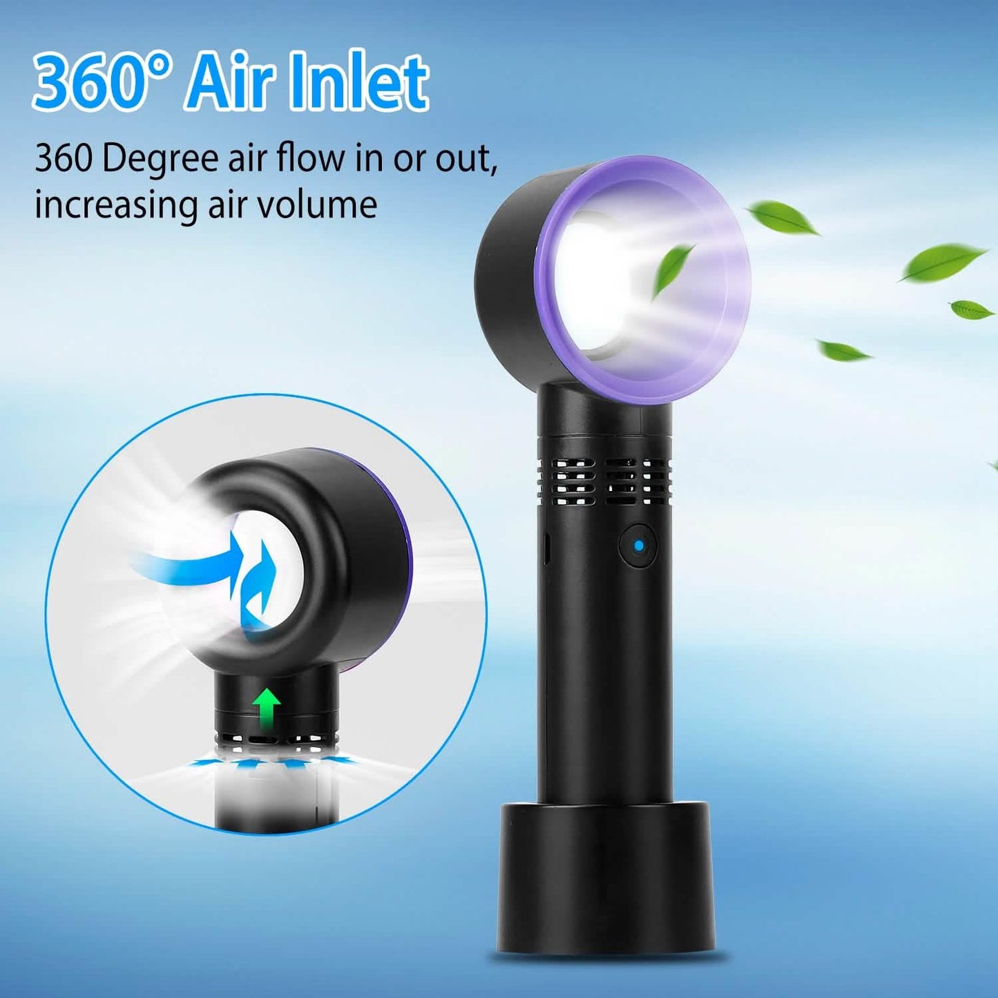 Tragbarer Handheld-Ventilator ohne Rotorblätter