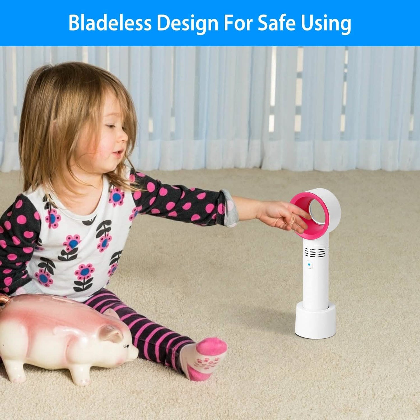 Tragbarer Handheld-Ventilator ohne Rotorblätter