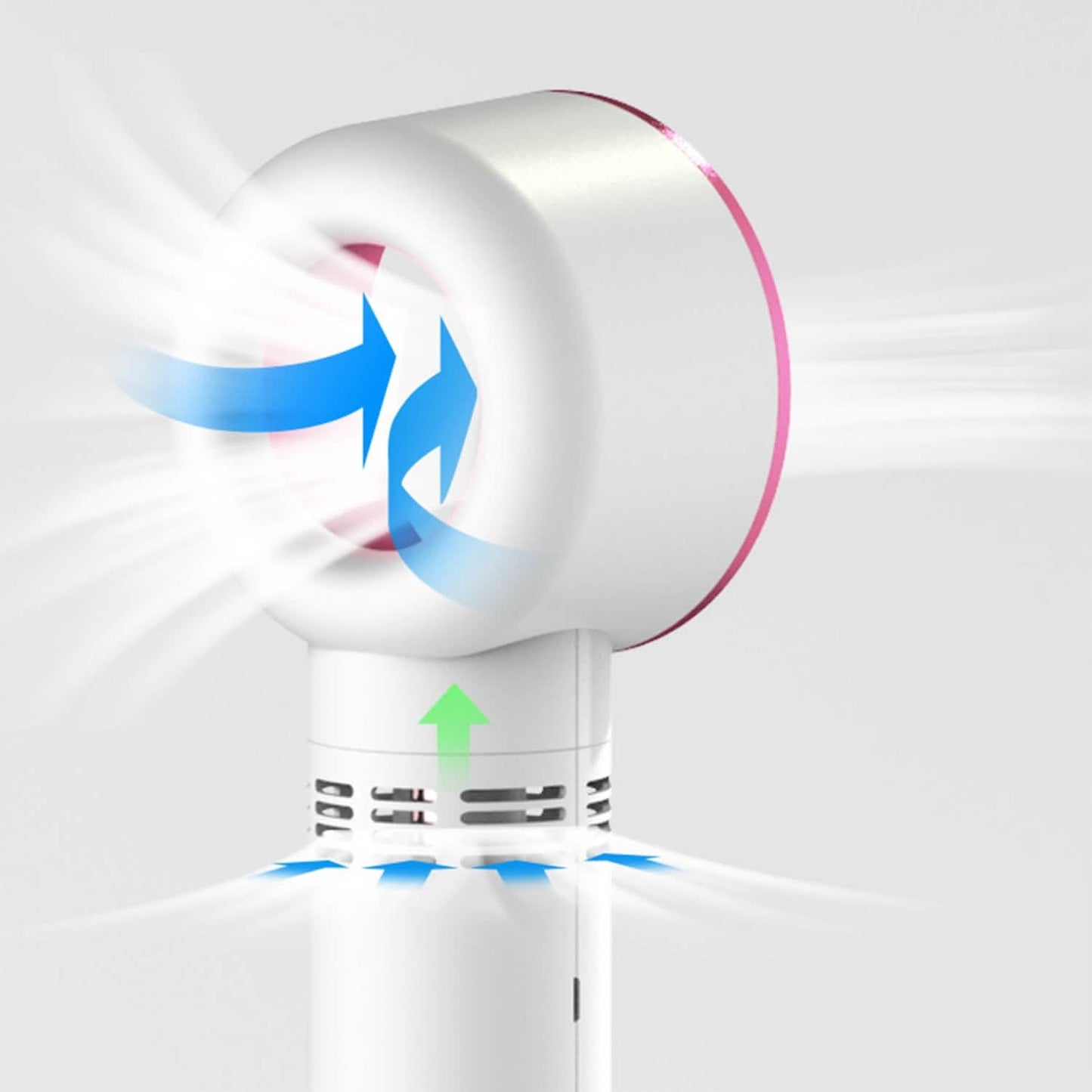 Tragbarer Handheld-Ventilator ohne Rotorblätter