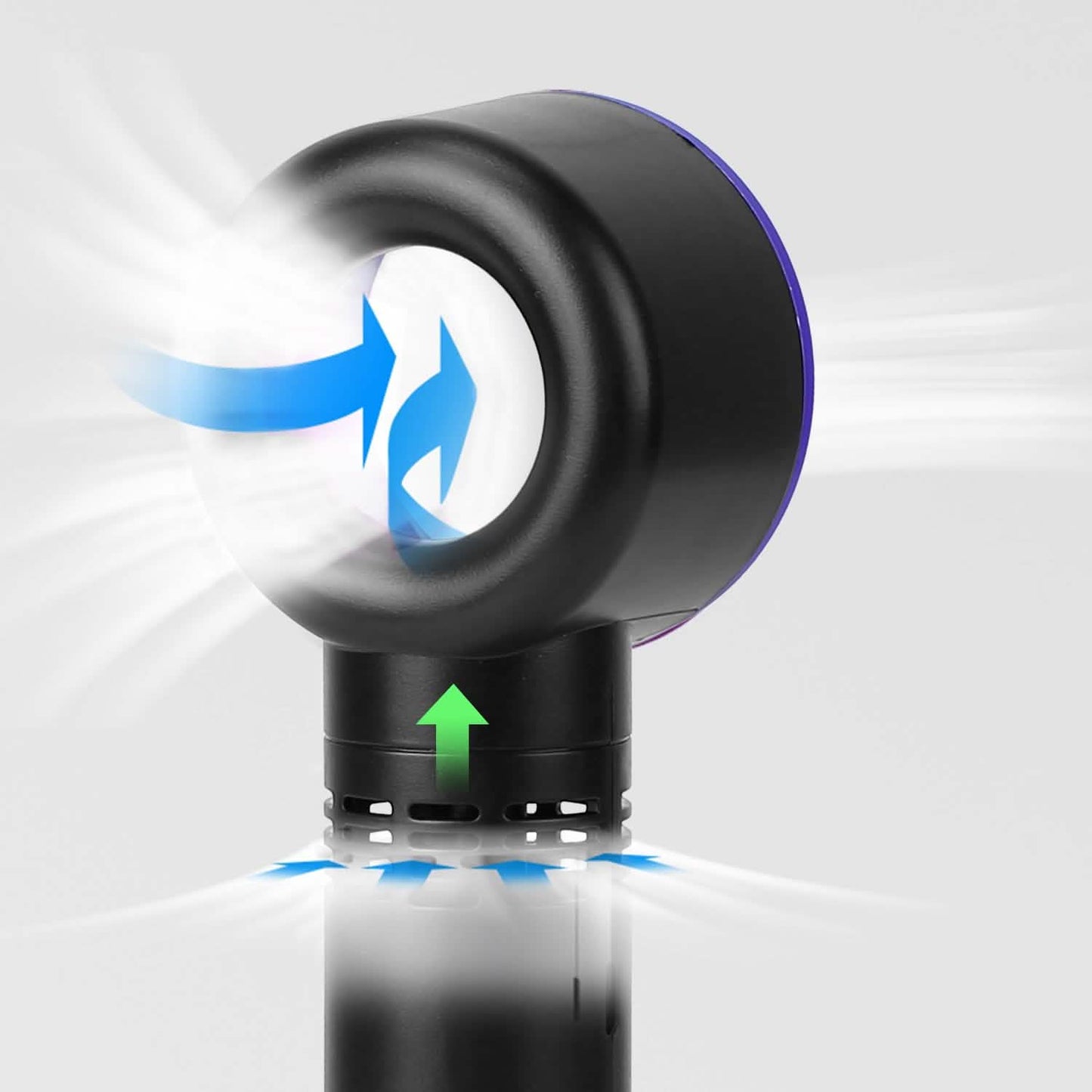 Tragbarer Handheld-Ventilator ohne Rotorblätter