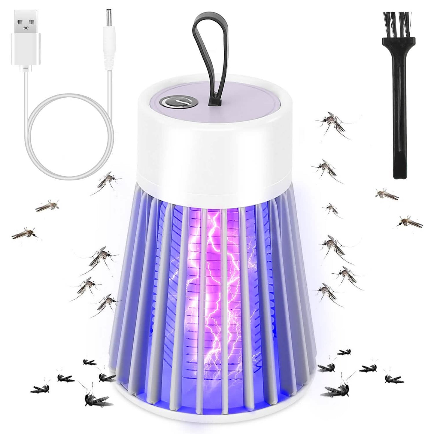 Tragbare elektrische LED-Mückenlampe gegen Insekten